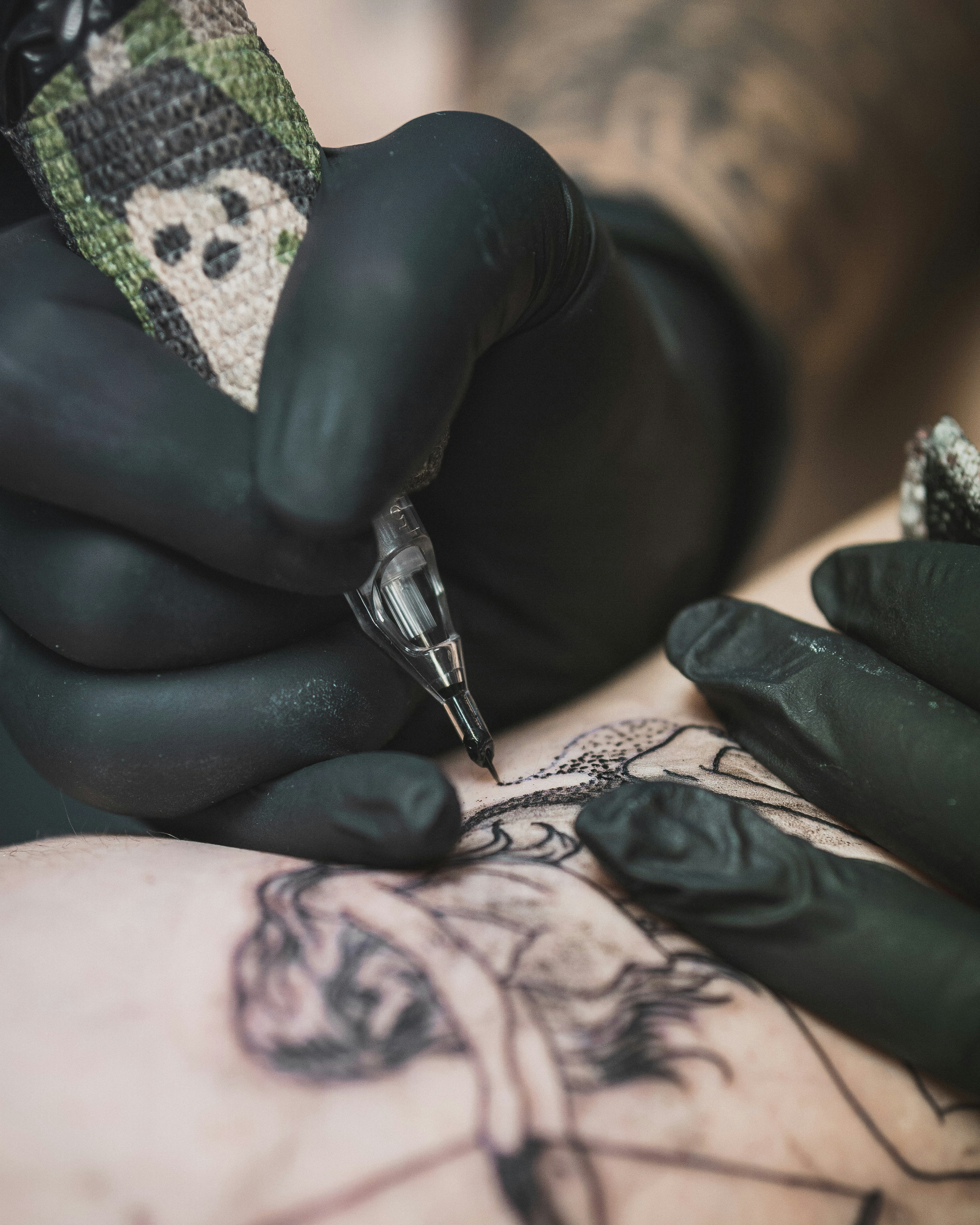 Abstract tattoo style example