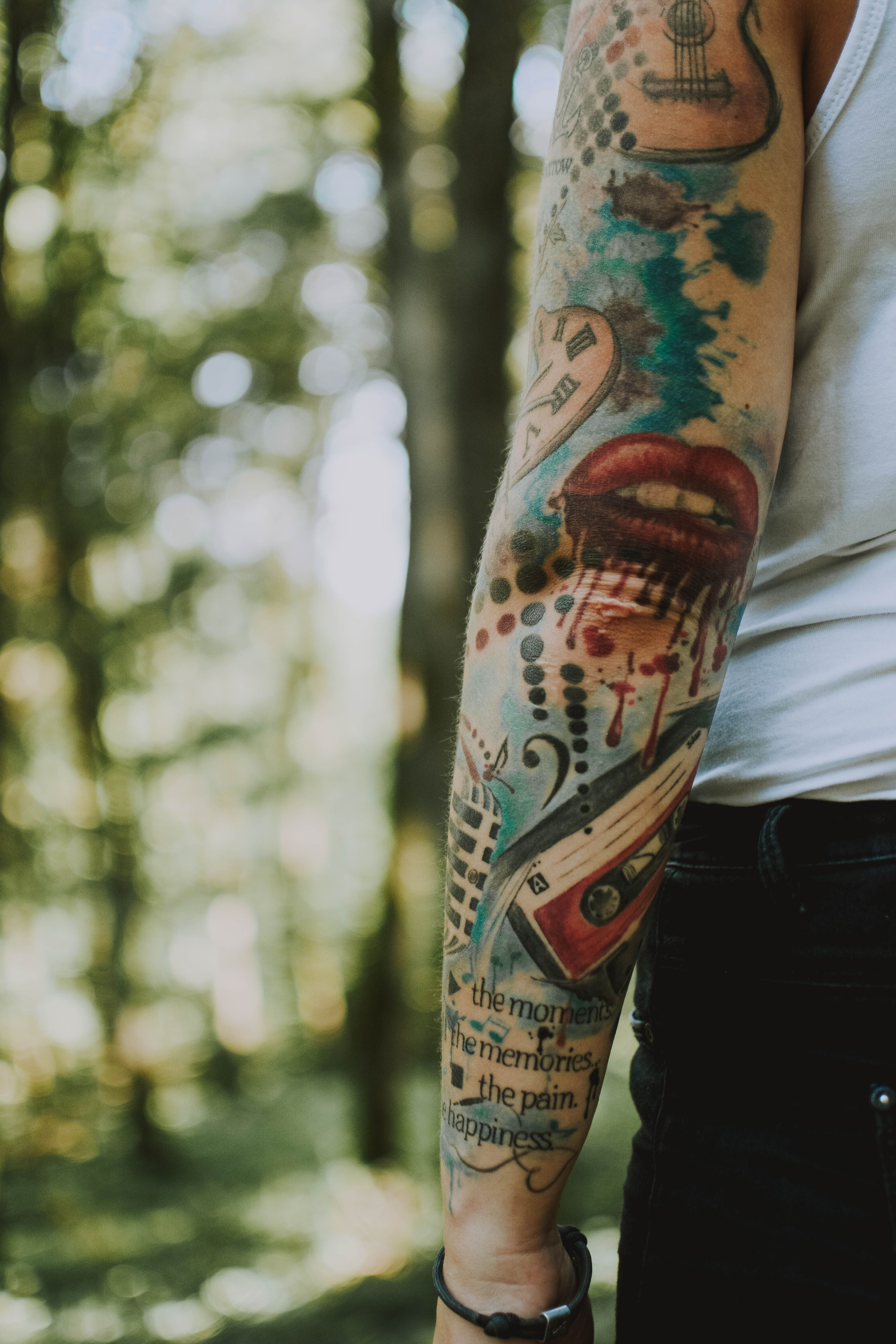 Fine line tattoo placeholder artwork